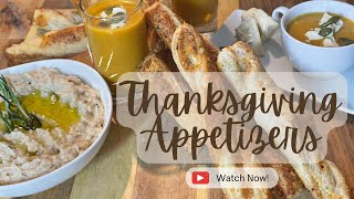 3 Easy MakeAhead Thanksgiving Appetizers [upl. by Enyaz731]