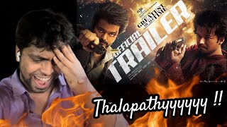 The GOAT Official Trailer Reaction  Thalapathy Vijay  Venkat Prabhu  MOU  Mr Earphones [upl. by Hagar]