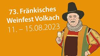 73 Fränkisches Weinfest Volkach [upl. by Odraude]