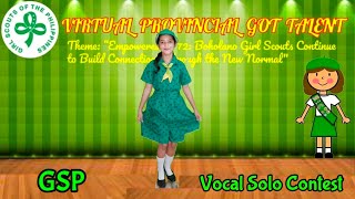 ROSAS PANDAN 🌹🥀by Pilita Corales performed by Arien C Bersabal  Junior Girl Scout  Visayan Song [upl. by Kcirtemed67]