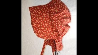 How to Sew a Prairie Bonnet [upl. by Anelis]