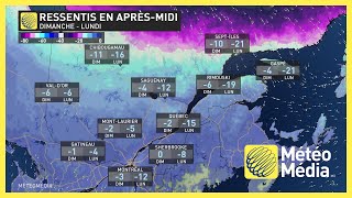 Un système ramène le froid au Québec [upl. by Alodie440]