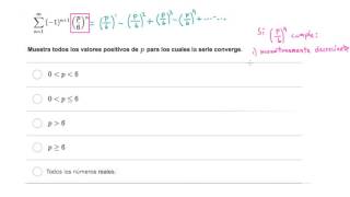 Ejemplo resuelto series alternantes  Series  Cálculo  Khan Academy en Español [upl. by Kendall]