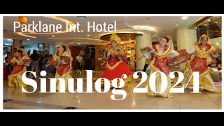 🇵🇭 Sinulog dance in Parklane Int Hotel  Cebu City cebu sinulogfestival2024 parklanehotel [upl. by Aynik]