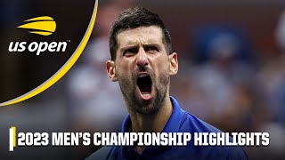 Novak Djokovic vs Daniil Medvedev FULL Match Highlights  2023 US Open Final [upl. by Olson]