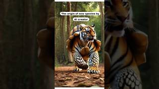 The origin of new species by AI creator animal fusion hybrids shorts youtubeshorts [upl. by Ecnarrat]