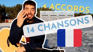 14 Chansons Francophones avec 4 Accords Magiques  G D Em C 🇫🇷 Medley Débutants Guitare [upl. by Kcirre]