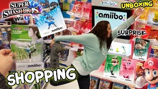 Amiibo Shopping w FGTEEV Mom amp Chase Surprise  Unboxing Super Smash Bros 4 WiiU  Wave 1 [upl. by Fedirko90]