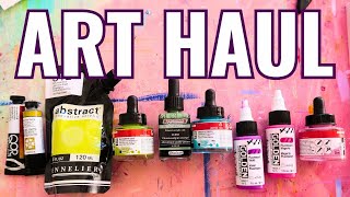 Fun Little Art Haul New Paints amp Inks [upl. by Backler]