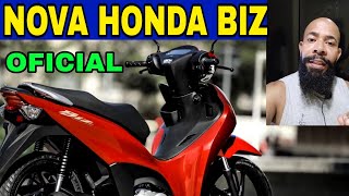 Nova Biz 2025 Lançamento oficial Honda [upl. by Annaira887]