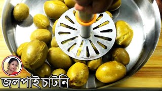 জিভে জল আনা স্বাদে জলপাই এর চাটনি  Jalpai Chutney Recipe Bengali  Chatni Recipe  Shampas kitchen [upl. by Kacy]