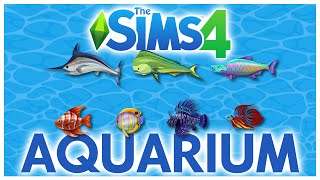 Custom Aquarium  Fishtank Tutorial in the Sims 4 🐟  shorts [upl. by Shanly338]