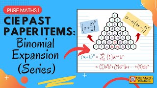 Past Paper Items on Binomial Expansion  Series  AS Level Pure Math 1 9709 Revisions  Exam Prep [upl. by Kalfas]