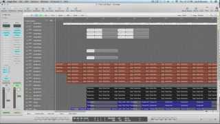 Beat Making In Logic Pro 9  Basics of Logic [upl. by Vilberg]