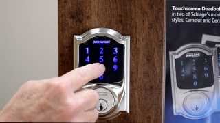 Factory Reset Procedure  Schlage Connect and Schlage Sense Deadbolt [upl. by Marsiella397]