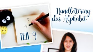 Handlettering das Alphabet  Buchstabe I Teil 9 [upl. by Enilorak]