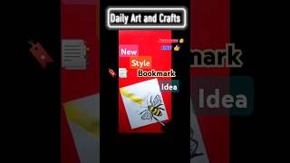 How to make a Bookmark 🔖📑 simple daily bookmark shorts youtube subscribe satisfyingartdiy [upl. by Grimaud804]