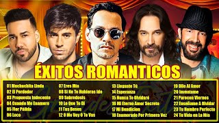 Marc Anthony Enrique Iglesias Romeo Santos Marco Antonio Juan Luis Guerra Exitos Romanticos [upl. by Brooke279]