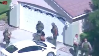 LIVE NEWS 2Officers Shot  Lancaster California  Suspect on the Loose  100516 [upl. by Oizirbaf]