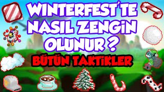 WINTERFESTE NASIL HAZIRLANILIR  ➤ TÜM PROFIT TAKTİKLERİ  ➤ GROWTOPIA TÜRKÇE [upl. by Ethel]