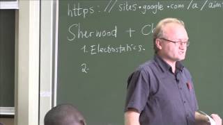 Electromagnetism  LECTURE 01 Part 0101  by Prof Robert de Mello Koch [upl. by Barry]