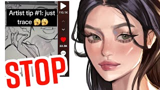 IM SO TIRED OF TIKTOK ART TUTORIALS [upl. by Mayda]