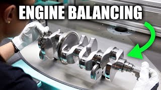 How Engine Balancing Works  Smooth Running Cars [upl. by Nanreik]