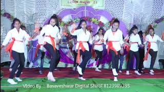 Rameshanna gadaddanvar school dance 2019 8th student banayenge mandir shantayya [upl. by Udelle975]