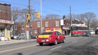 Toronto Streetcars TTC CLRV Streetcars on Kingston Road Toronto Transit Commission [upl. by Namlak437]