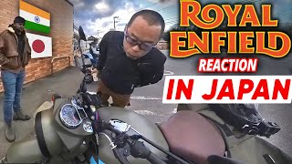 ROYAL ENFIELD reaction in JAPAN II Indian in Japan II [upl. by Odama]