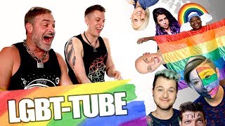 DADDY REACTS TO LGBT YOUTUBERS [upl. by Nibuz]