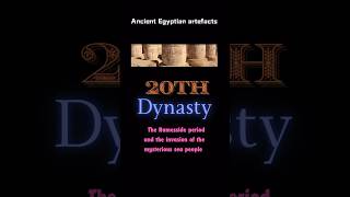 20th dynasty  the Ramesside period and when the mysterious sea people appeared [upl. by Yatzeck759]