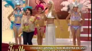 Brenda Carvalho baila en Entre Tú y Yo 12 [upl. by Ned235]