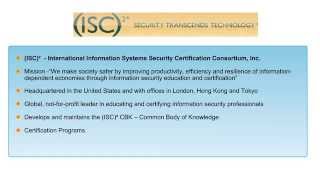 Introduction To CISSP  CISSP Training Videos [upl. by Khorma424]