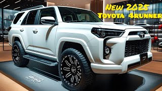 2025 TOYOTA 4RUNNER AN SUV EVOLUTION READY TO TAKE ON EXTREME TERRAIN [upl. by Ailimac]