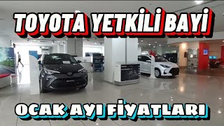 TOYOTA YETKİLİ BAYİ  SIFIR OTOMOBİLLER  OCAK AYI GÜNCEL FİYATLAR [upl. by Ruben]