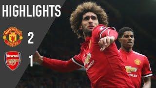 Manchester United 21 Arsenal  Highlights  Premier League [upl. by Leemaj]