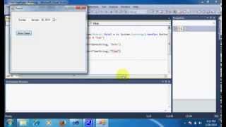 VBNET Urdu Tutorial 31  Using DateTimePicker to Add Days in Date in Visual Basic [upl. by Nellac]