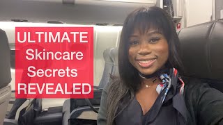 BEST SKINCARE PRODUCTS for GLASS SKIN  BEAUTY MAINTENANCE ROUTINE  Flight Attendant Life [upl. by Mayyahk]