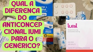 Qual a diferença do anticoncepcional IUMI PARA O genérico drospirenonaetinilestradiol [upl. by Calvinna886]