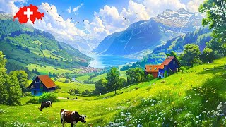 7 Fresh Spring Places in Switzerland 🇨🇭 Walking Tour 4K 🇨🇭 Most Beautiful Villages in Switzerland [upl. by Gnes963]