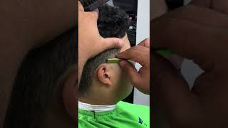 Taper only with the razorblade Desvanecido solo a navaja [upl. by Amyaj]