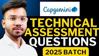 Capgemini Technical MCQ Questions amp Answers 2024  Capgemini Technical Assessment [upl. by Olaznog]