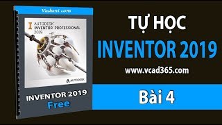 Giáo trình Inventor 2019  Bài 4  Các lệnh ràng buộc trong Inventor 2019 [upl. by Heidy]