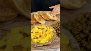 Navratri Special Halwa Puri ASMR Cooking  shorts food navratri asmr recipe indianasmrworld [upl. by Cirek]