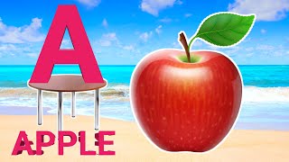 abcd ABCD A for Apple  phonics song abc a se anar aa se aam क से कबूतर अ से अनार आ से आम [upl. by Presber]