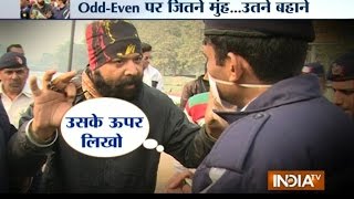 Funny Excuses Given by Car Owners to Escape from the Oddeven Rule [upl. by Eng62]