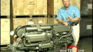 Yanmar 6LP3 Series Engine Review 2008 HQ  By BoatTESTcom [upl. by Kirimia333]