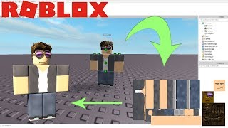 Roblox Tutorial  Download Character Skins and Models [upl. by Atsirak]