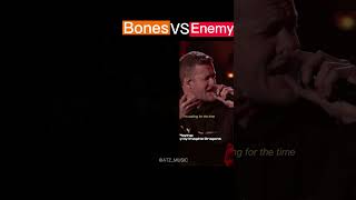 Imagine Dragons Bones versus Enemy livepeformance noautotune shorts [upl. by Baudoin]